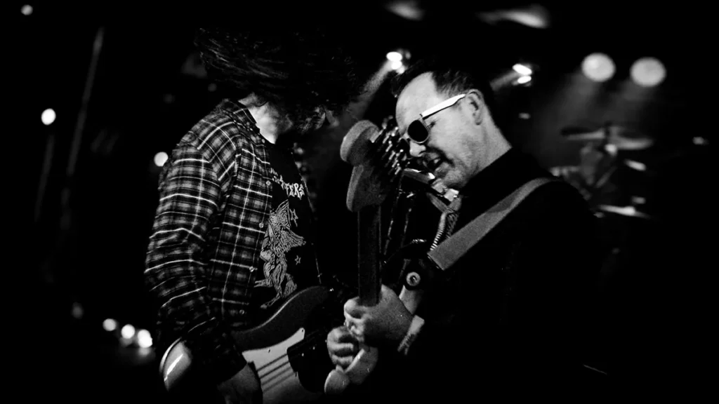 Steve Whitton playing live on stage with The Expletives, Peterborough