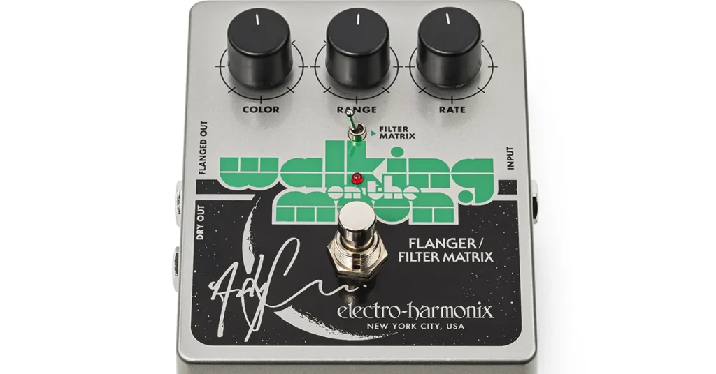 Electro-Harmonix's Andy Summers signature Walking On The Moon flanger, official photo courtesy of Mike Matthews, CEO of EHX. Rock and roll indeed.